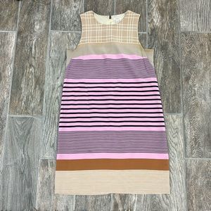 Stripped Fossil Silk Dress Sz. 2